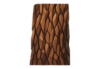 Stylized tree bark texture pattern creating an abstract background for game design, digital art, or nature concepts