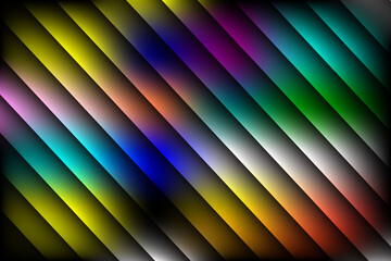 Obraz premium Diagonal stripes with a gradient effect create depth