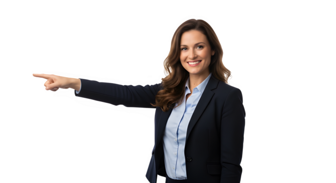 Corporate briefing by female professional