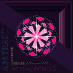 abstractmodern  line design in gradient