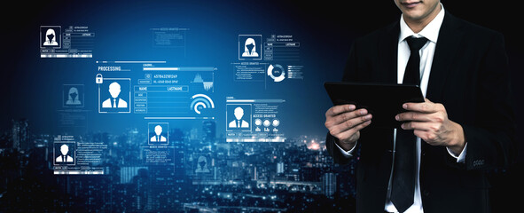 ID security ensures personal data protection with secure login systems, digital identity...