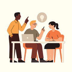 Team Brainstorming and Idea Generation for Innovative Business Solutions