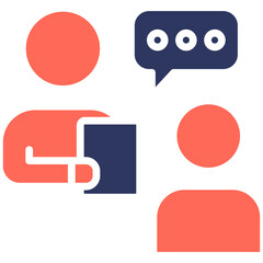 Naklejka premium Mentoring Icon