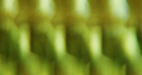 Blur leak illumination. Reflection flash texture. Yellow green glow blending color abstract...