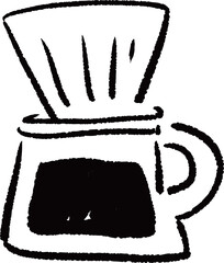 ドリップコーヒーのイラスト