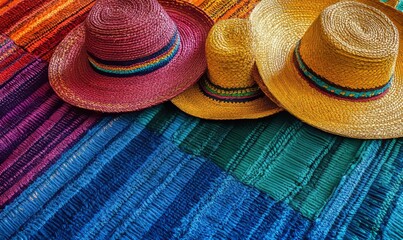 Mexican Cinco de Mayo holiday background, symbolizing the spirit of celebration, tradition, and culture. A vibrant and festive atmosphere representing a popular Mexican holiday, Generative AI