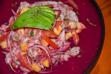 Mexican Shrimp Ceviche with Mango and Avocado