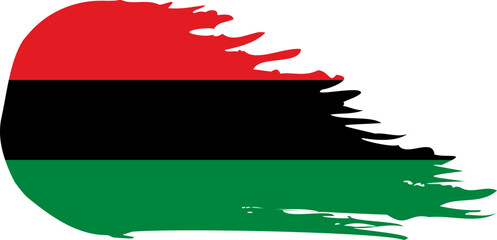 unia-acl comet flag fly, grunge brush vector