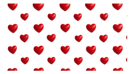 Background of numerous vibrant red hearts on black, perfect for romance, love themes, or celebrations