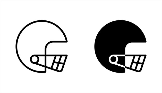 Set of rugby icons featuring balls, players, jerseys, helmets, vector illustration on white background - Powered by Adobe