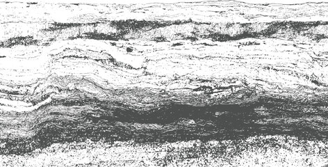Obraz premium Abstract monochrome textured background with layered wavy lines and granular detail pattern