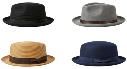 Stylish Hats Collection: A Quintet of Timeless Headwear Fashion Pieces