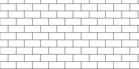 surface white brick rectangle stone paving building floor. empty wall brick floor and construction background with squares texture wallpaper.	