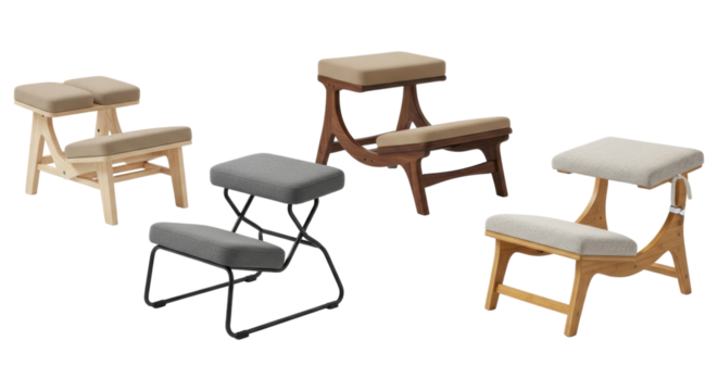 Ergonomic Kneeling Chairs: A Collection of Posture-Improving Seating Designs