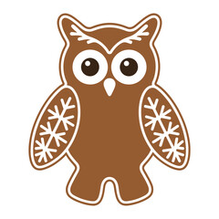 Gingerbread Owl