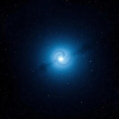 Cosmic abyss, black void, faint starlight, immense emptiness,  cosmos,  night