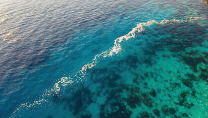 Tropical Ocean Wave Surface