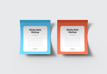 Editable Sticky Note PSD Template