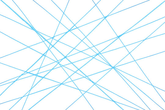 Blue laser security grid protecting digital data with crisscrossing light lines on transparent background