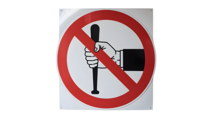 Firm No Weapons Allowed Signage: Maintain Safety and Order with Clear Restrictions, Promoting Security and Peace of Mind in Public Spaces Easily