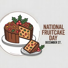 National Fruitcake Day arrives December 27 — explore delicious recipes, fruitcake history, and creative ways to celebrate this sweet and colorful holiday tradition.