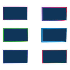 Vibrant Gradient Brush Frame Social Media Pack