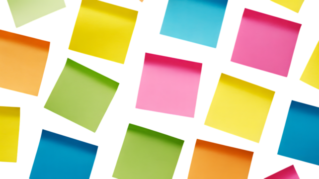 Colorful Sticky Notes Fun Reminders