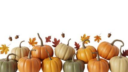 A festive autumn banner design with pumpkin ideas
