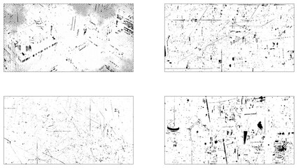 Simply Place illustration over any Object to Create grungy Effect, abstract, splattered , dirty, texture for your design. vector
