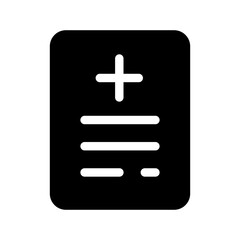 Report Icon Vector Symbol Design Illustration