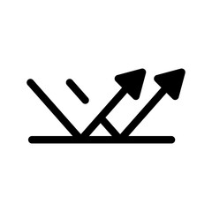 Reflection Icon Vector Symbol Design Illustration