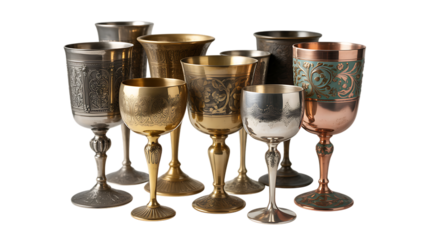 Champagne Glasses Sparkle In Light