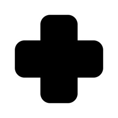Hospital Cross Icon Vector Symbol Design Illustration