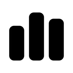 Graph Icon Vector Symbol Design Illustration