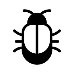 Bug Icon Vector Symbol Design Illustration