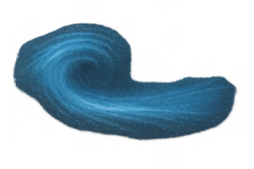 Blue glitter swirling wave with sparkling particles, flowing liquid texture, abstract cosmic energy background