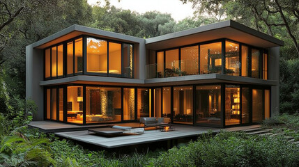 Gourmet Burger with Juicy Patty Melted Cheese and Fresh Vegetables 