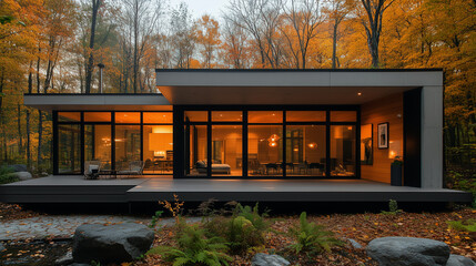 Contemporary Minimalist Home Design with Natural Harmony and Clean Aesthetic 