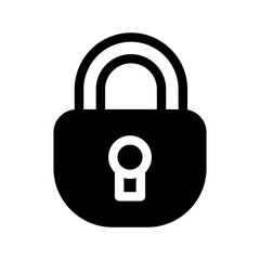 Padlock Icon Vector Symbol Design Illustration
