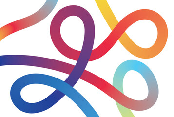 Dynamic Color Swirl – Abstract Gradient Lines with Fluid Motion Pattern