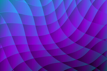 Blue Purple Wavy Gradient Vector