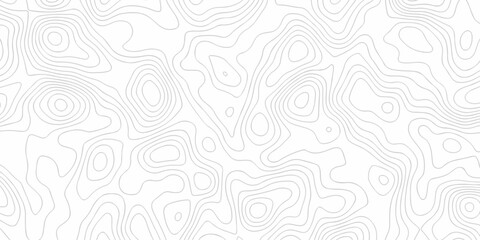 Minimal vector topo paper lines Topographic contour lines grid map seamless pattern. Geographic mountain relief. Contour maps. illustration, Topo contour map design.	
