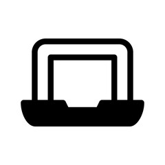 Obraz premium Laptop Icon Vector Symbol Design Illustration