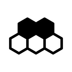 Chemical Structure Icon Vector Symbol Design Illustration