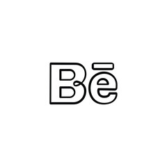 Behance Line Style Icon Design