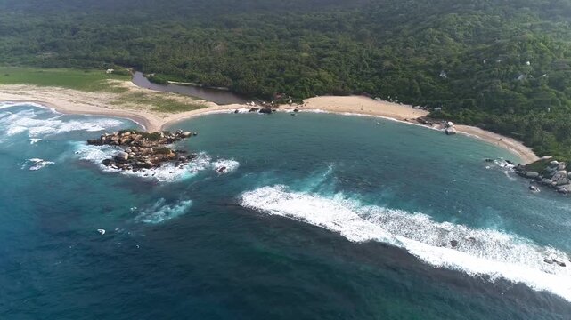 Hermosa Playa del Parque Tayrona