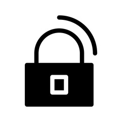 Lock Icon Vector Symbol Design Illustration