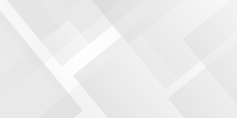 Abstract vector gray and white tech technology transparent square rectangle shape. seamless geometry paper triangle background. Space design concept. Decorative web layout design.	
