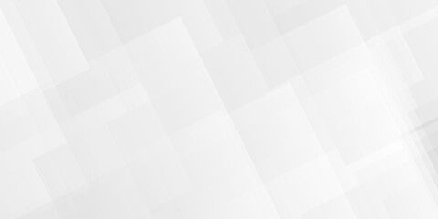 Abstract vector gray and white tech technology transparent square rectangle shape. seamless geometry paper triangle background. Space design concept. Decorative web layout design.	