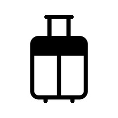 Suitcase Icon Vector Symbol Design Illustration